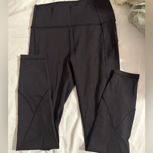 Black lululemon leggings, size 6